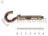 Анкер с крюком м8 10х 60 (5шт)