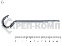 Шуруп с полукольцом 6х120 (100шт)